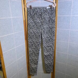 NWT American Eagle Leopard Curvy Super Hi-Rise Jegging Ne(x)t Level Stretch 10 L